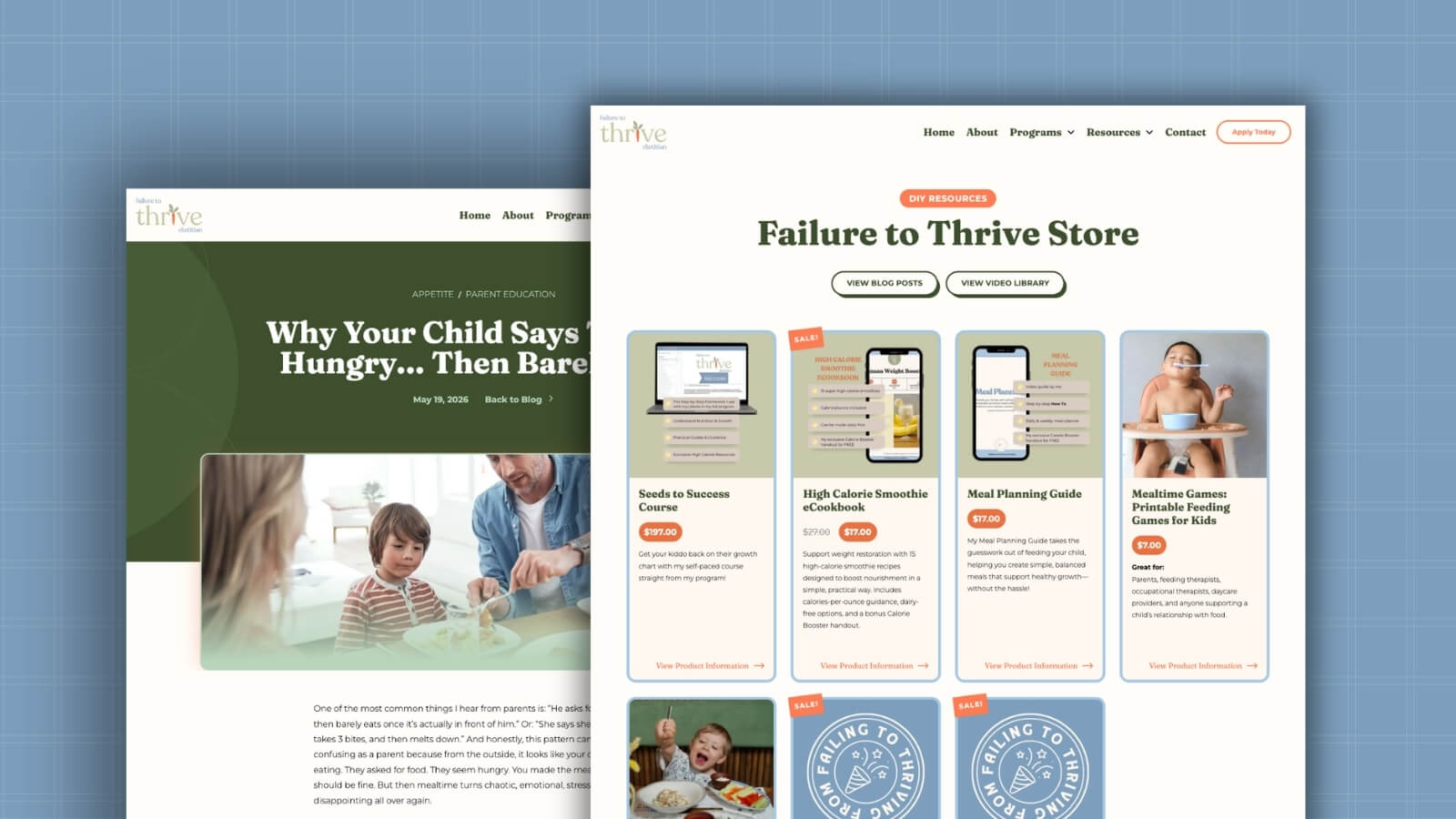 Failure to Thrive Project Blog and Archives